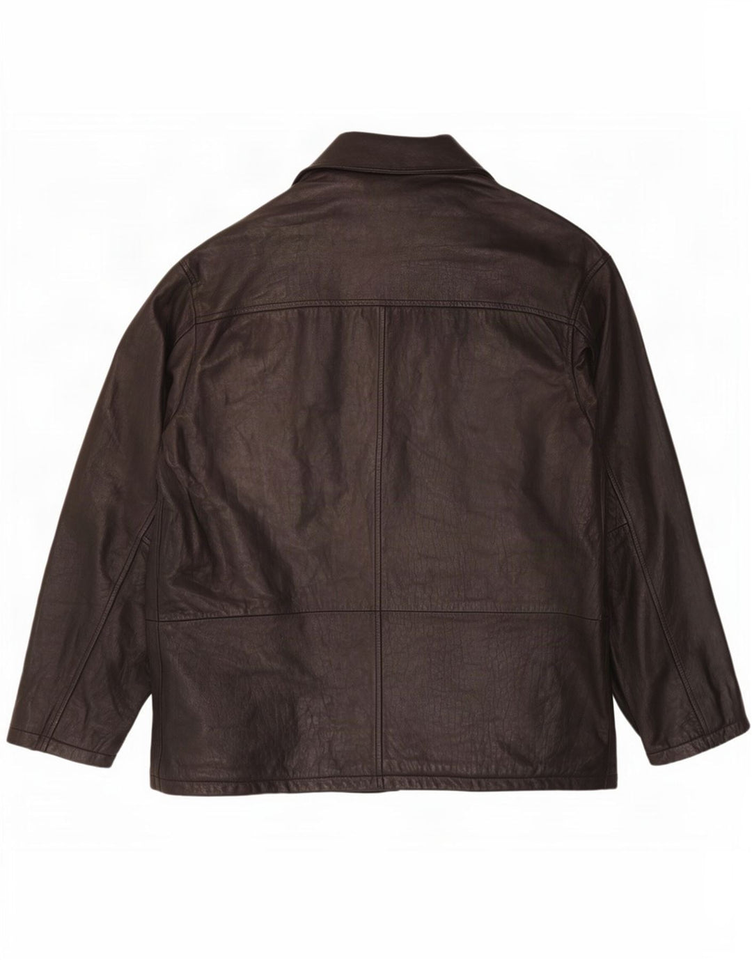 Мужская кожаная куртка Trapper IT 50 большая черная