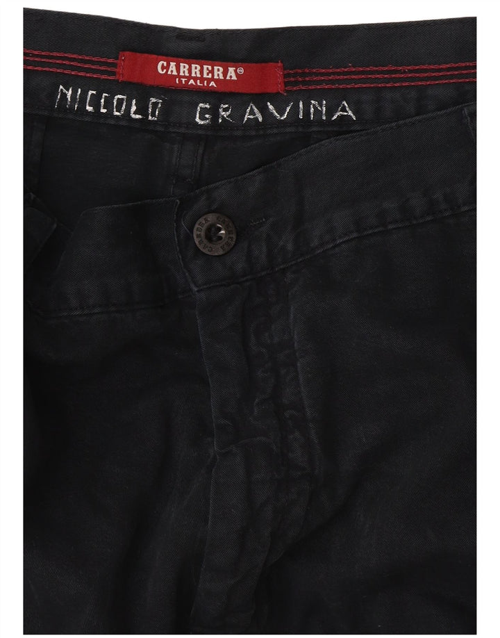 Carrera Мужские прямые брюки-карго W36 L26 Темно-синие