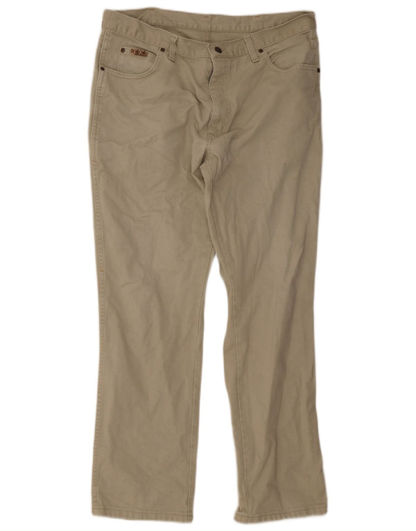 Джинсы мужские прямые Wrangler W36 L32 зеленые