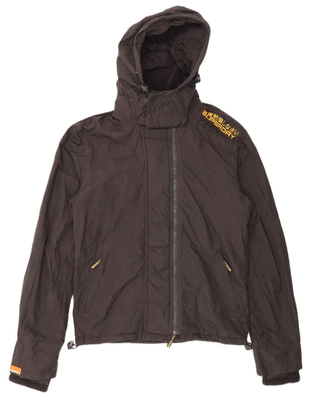 Мужская ветровка Superdry с графическим рисунком UK 36, маленькая черная