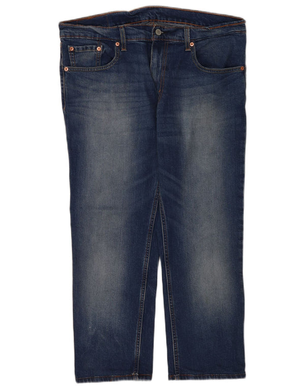 Мужские укороченные джинсы Levi's W36 L24 синие, хлопок