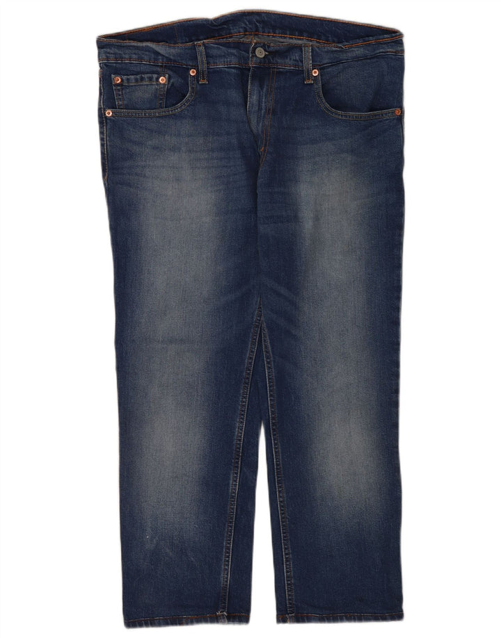 Мужские укороченные джинсы Levi's W36 L24 синие, хлопок