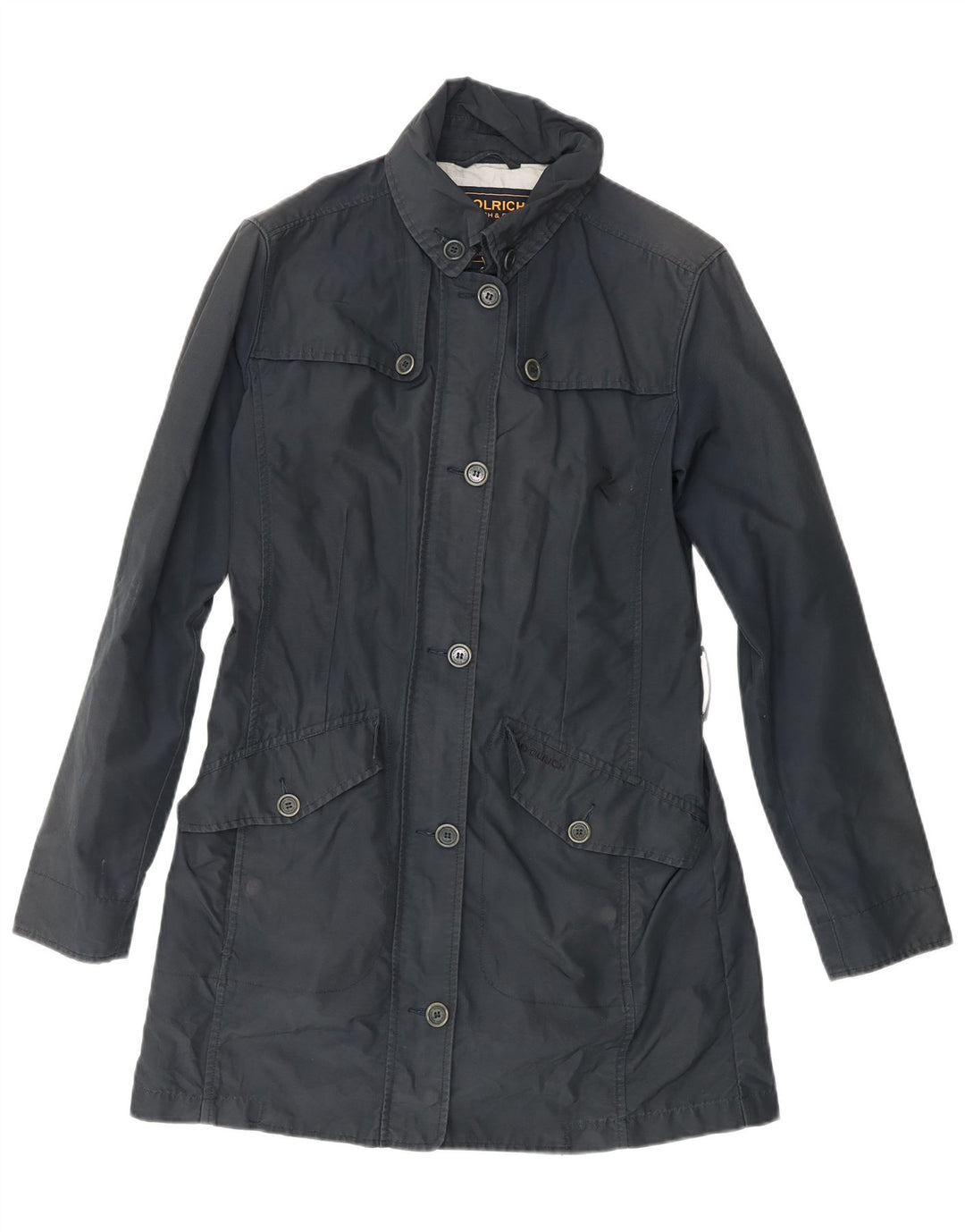 Женский тренч WOOLRICH UK 14 средний черный