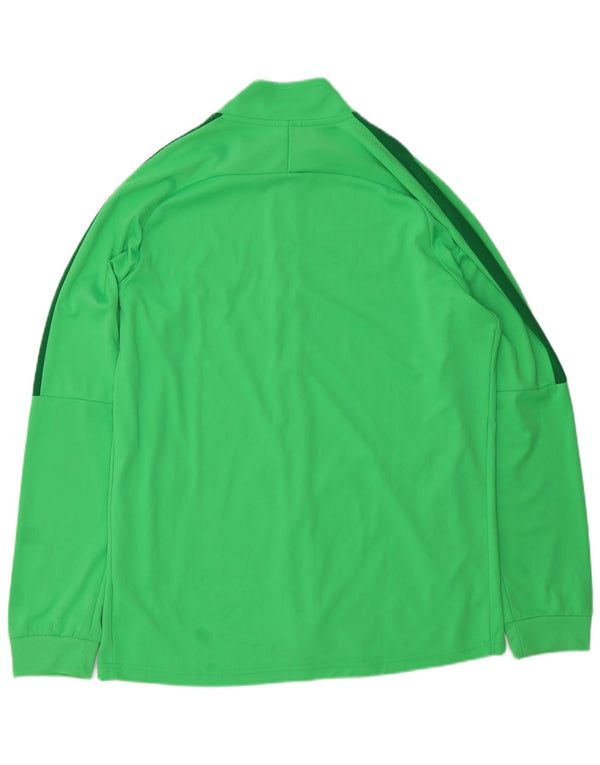 Мужская спортивная куртка с графическим рисунком Nike XL, зеленый полиэстер с цветными блоками