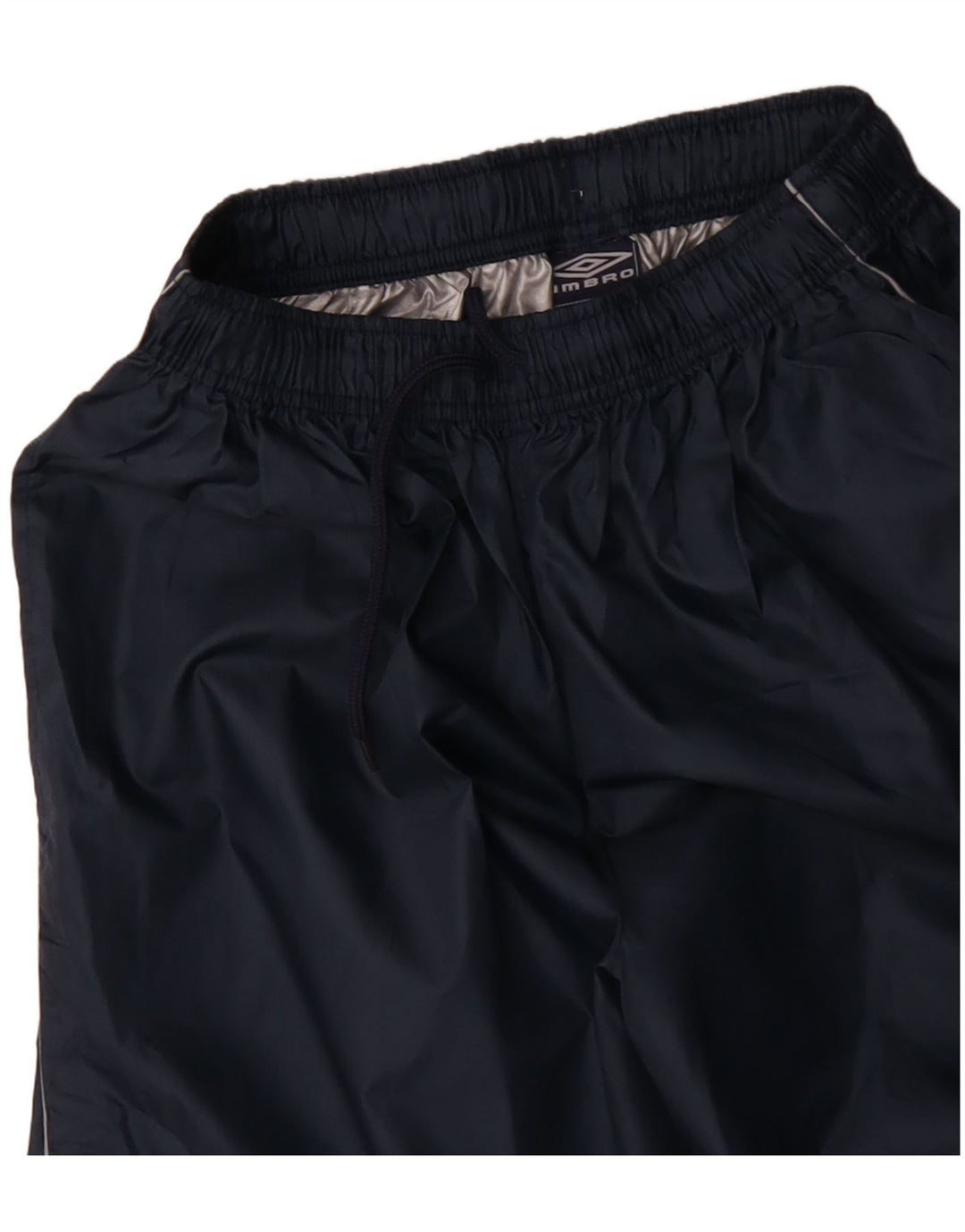 UMBRO Мужские спортивные брюки с графическим рисунком, средние темно-синие нейлоновые брюки