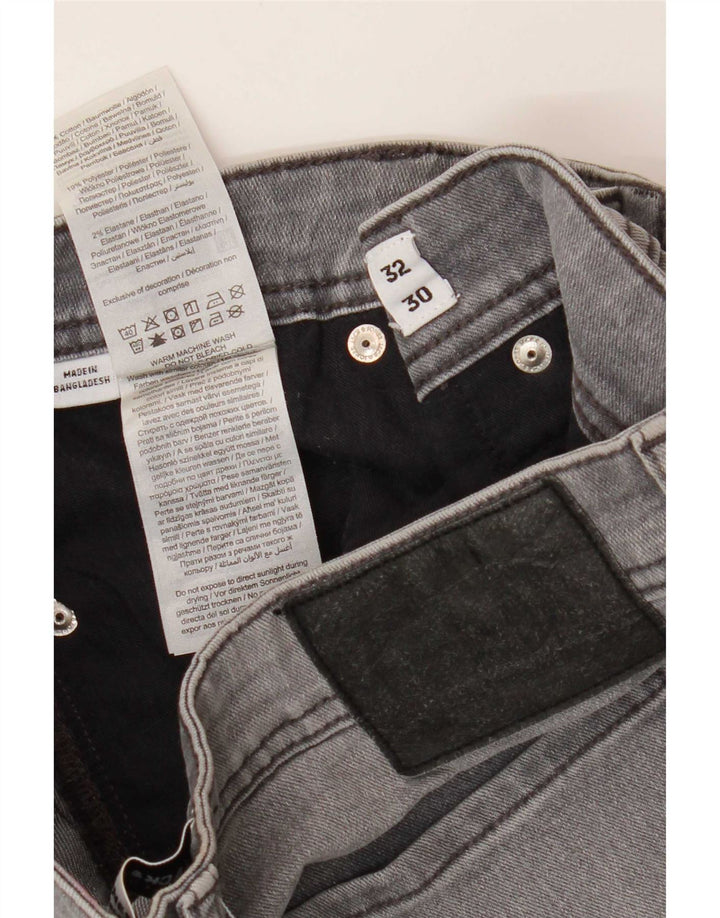 Мужские узкие джинсы Jack & Jones GLENN W32 L30, серый хлопок