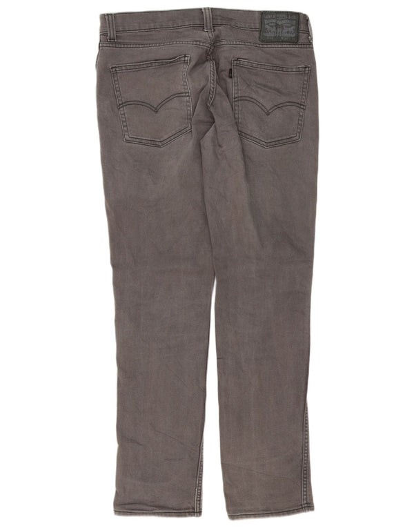 Мужские джинсы Levi's 511 Slim W34 L32 Серые хлопковые