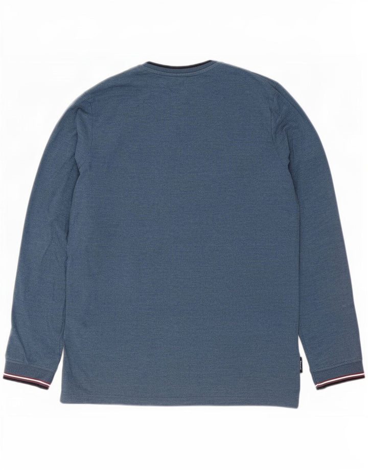 Ben Sherman Топ с длинными рукавами для мальчиков 14-15 лет, синий хлопок