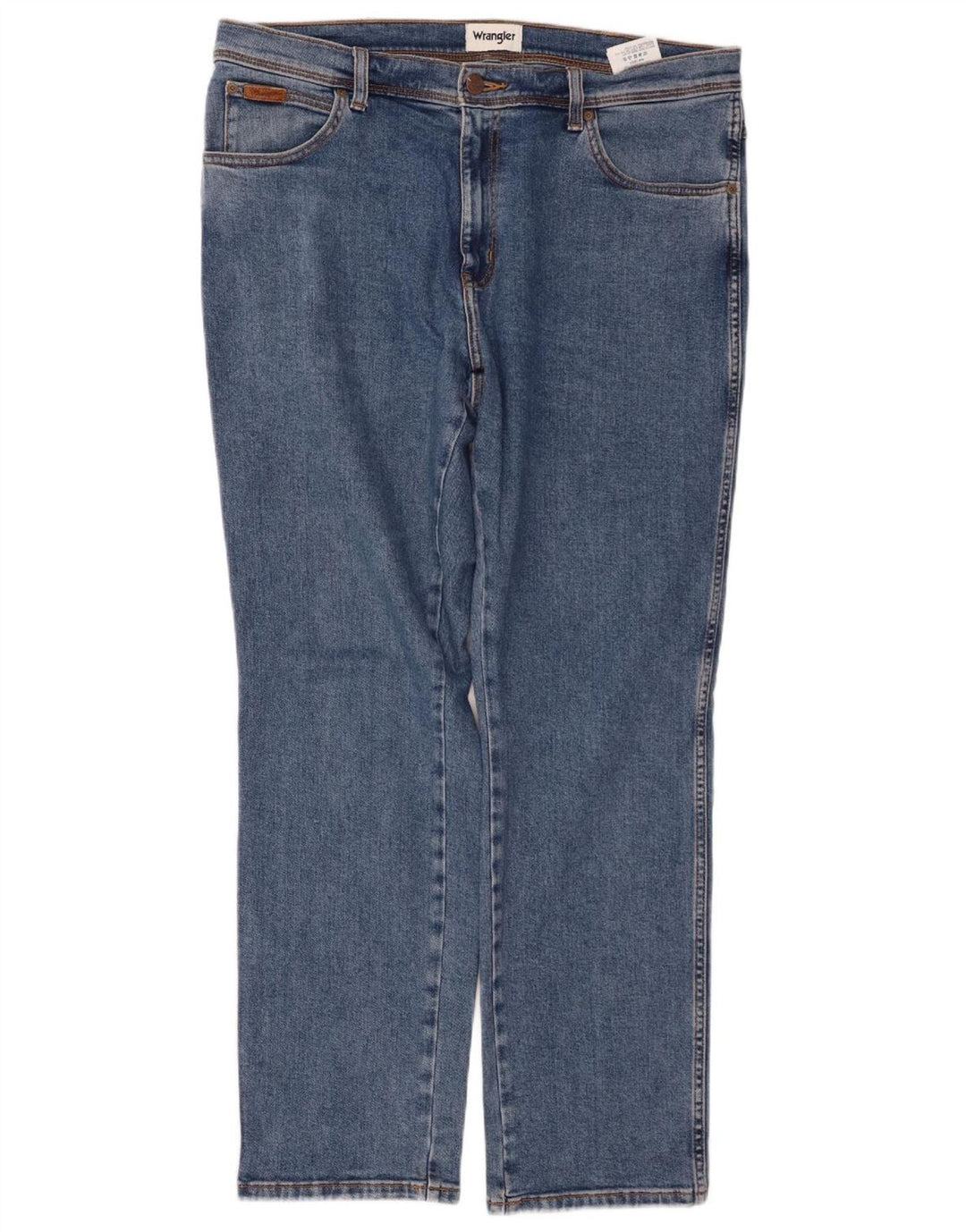 Мужские узкие джинсы WRANGLER Texas W36 L32, синий хлопок