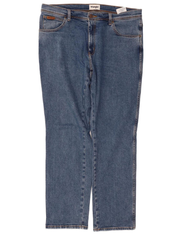 Мужские узкие джинсы WRANGLER Texas W36 L32, синий хлопок