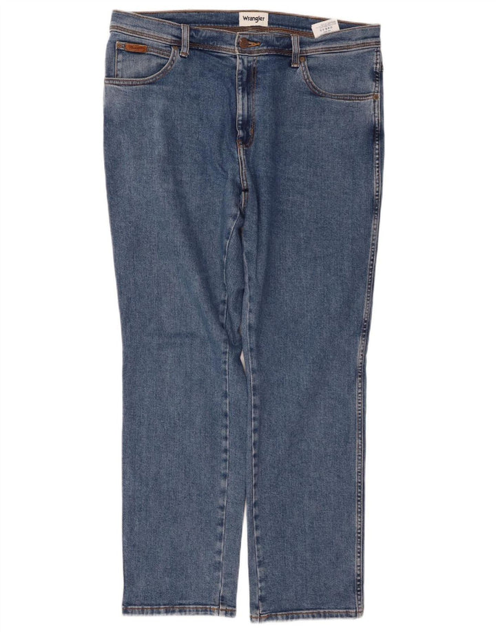 Мужские узкие джинсы WRANGLER Texas W36 L32, синий хлопок