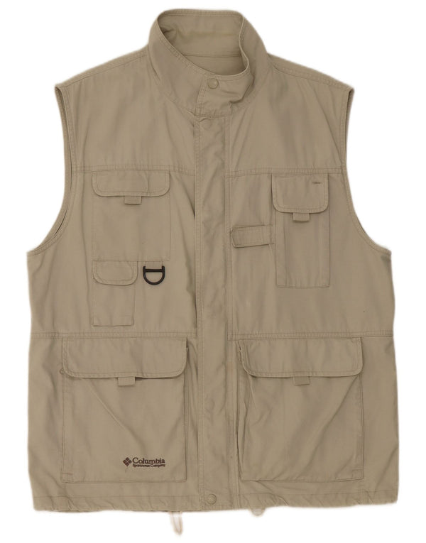 Мужской жилет Columbia Utility Gilet UK 40, большой зеленый хлопок