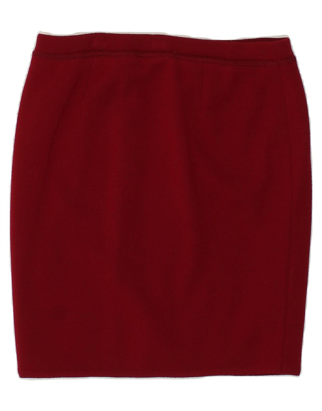 VINTAGE Womens Pencil Skirt W32 Large Burgundy Vintage Vintage and Second-Hand Vintage from Messina Hembry 