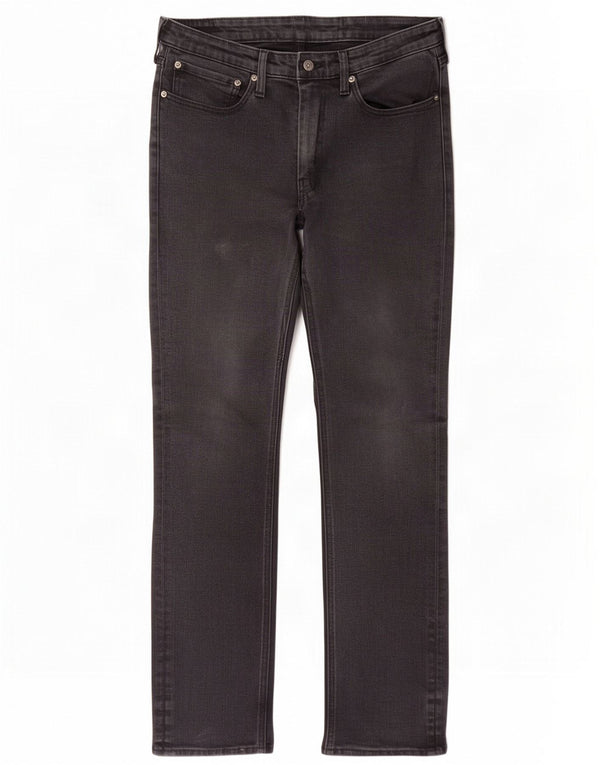 Мужские джинсы Levi's 511 Slim W34 L32, черный хлопок