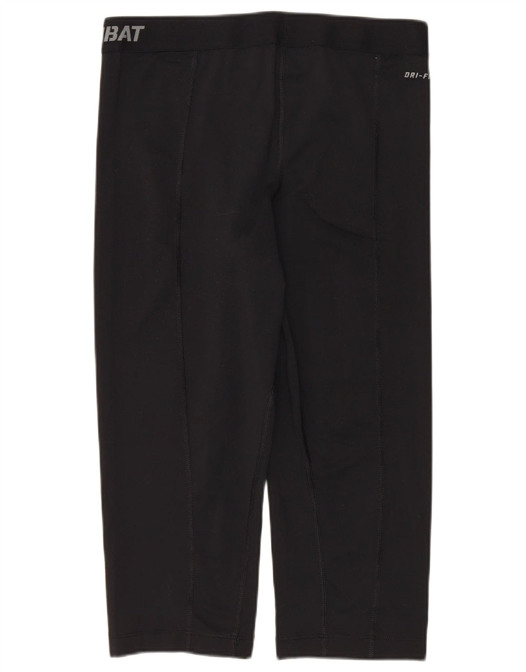 Женские леггинсы-капри с рисунком Nike Dri Fit UK 12, средние, черные