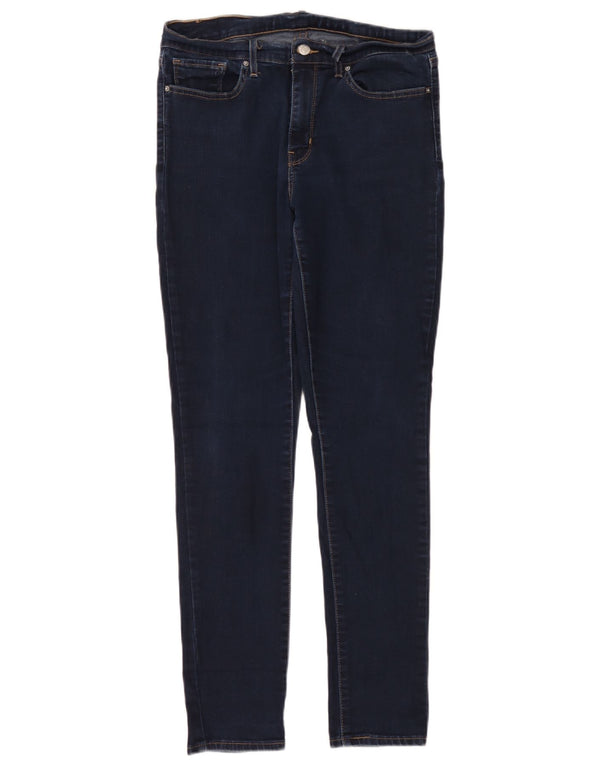Женские джинсы скинни Levi's W31 L30, темно-синий, хлопок