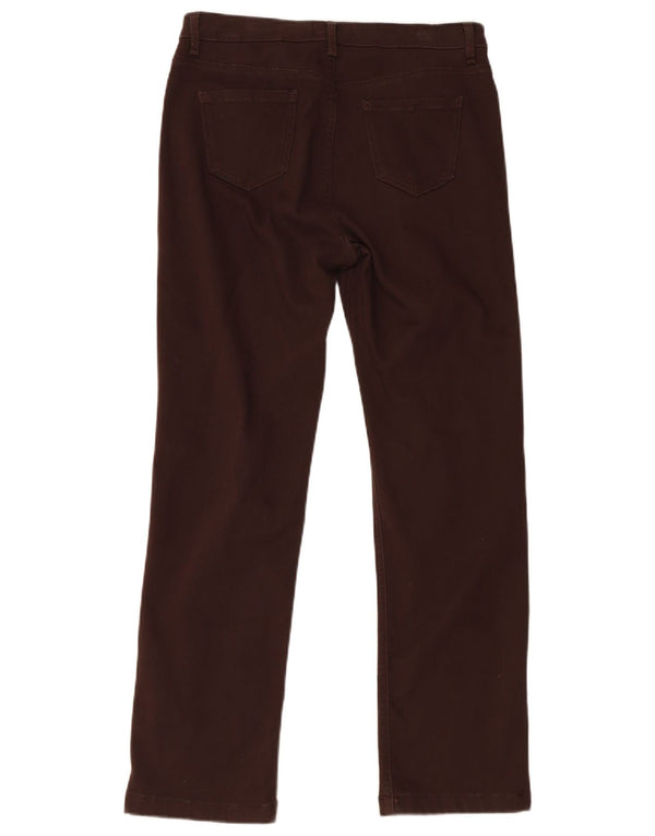 Женские прямые джинсы Marks & Spencer UK 14, большие W32 L31, коричневые, хлопок