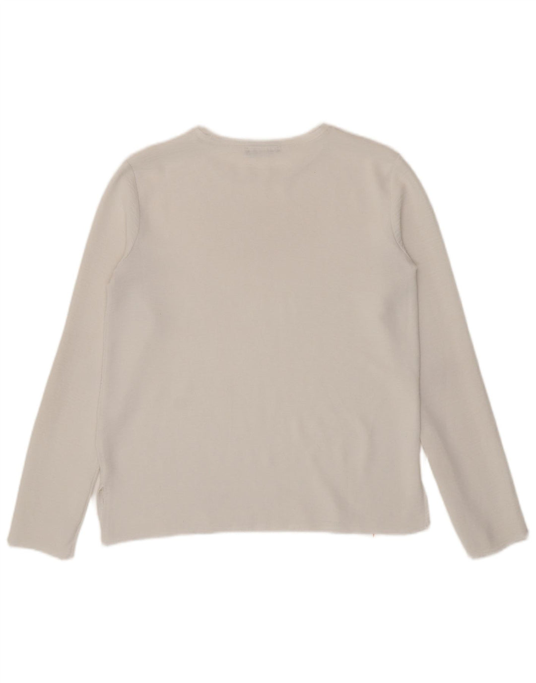 Женский топ Zara с длинным рукавом UK 10, маленький белый