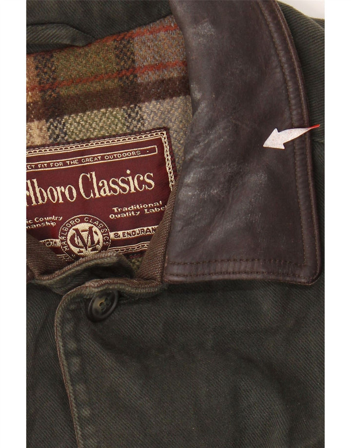 Мужская куртка MARLBORO CLASSICS UK 38, средний хаки, цветной блок