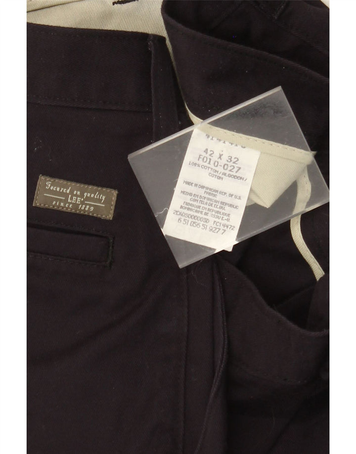 Мужские брюки-чиносы LEE W42 L32 темно-синие, хлопок