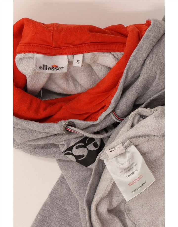 Женский джемпер оверсайз с рисунком Ellesse UK 10, маленький серый в крапинку