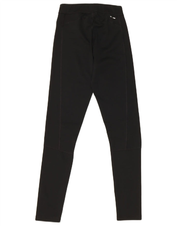 Женские леггинсы Adidas Climalite UK 4 XS, черный полиэстер