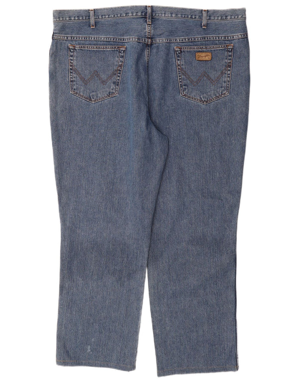 WRANGLER Mens Ohio Straight Jeans W44 L29 Blue Cotton