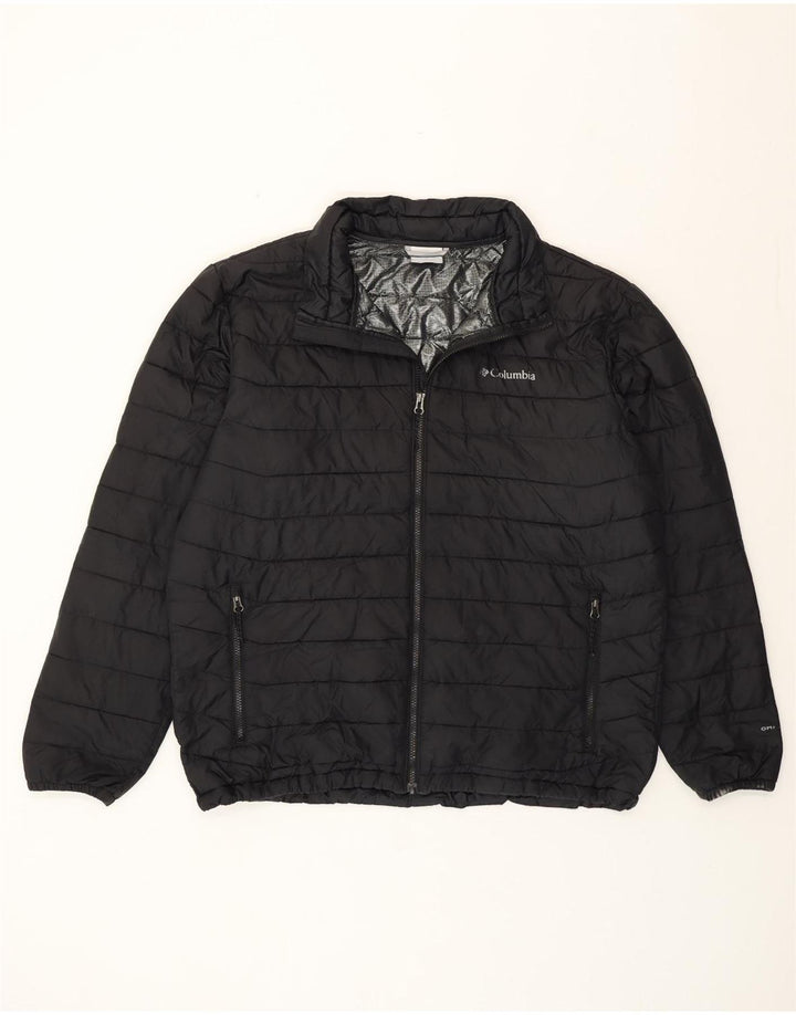 Мужская стеганая куртка Columbia UK 42 XL, черный полиэстер