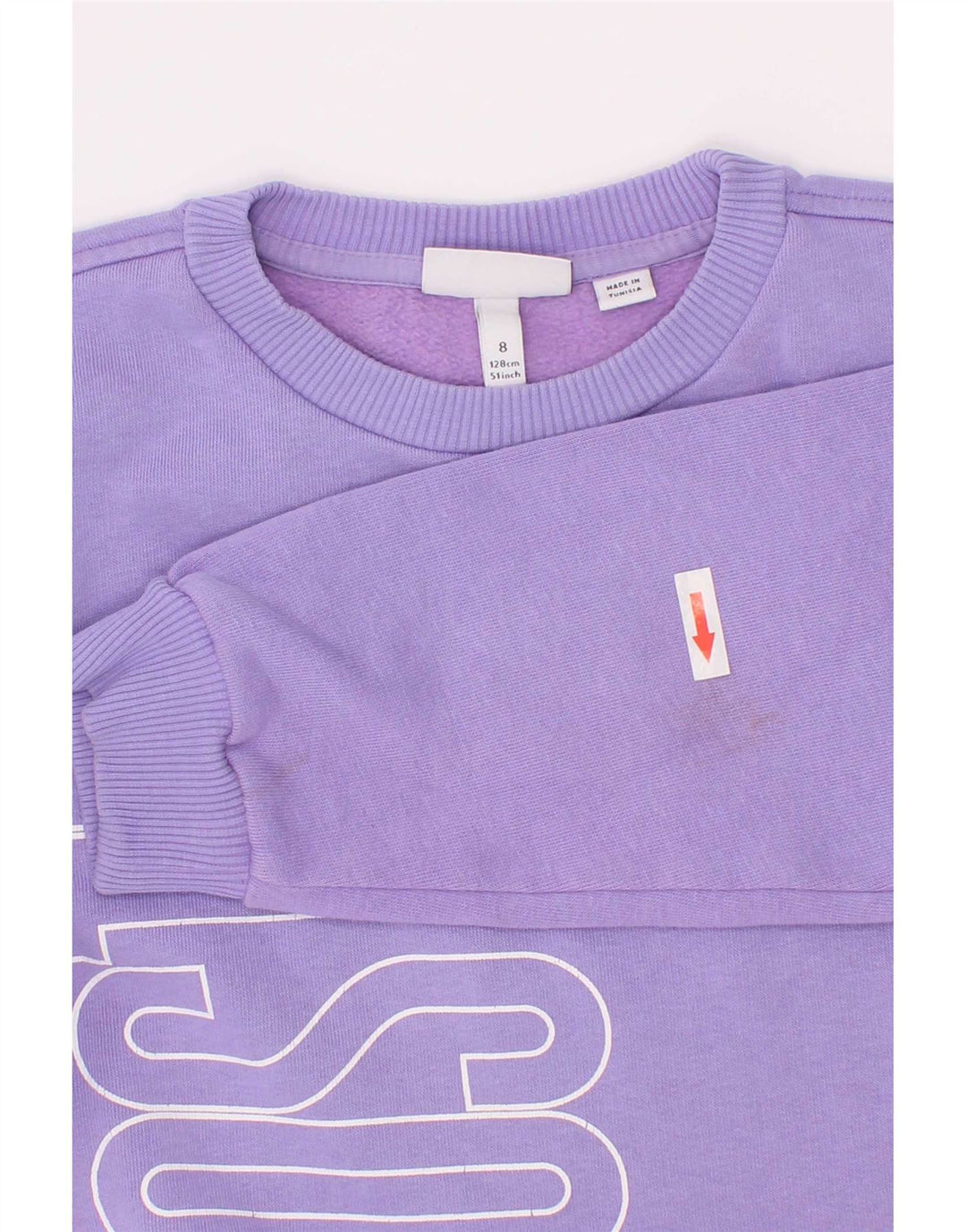 Свитшот с рисунком Lacoste для мальчиков, 7-8 лет, фиолетовый, хлопок