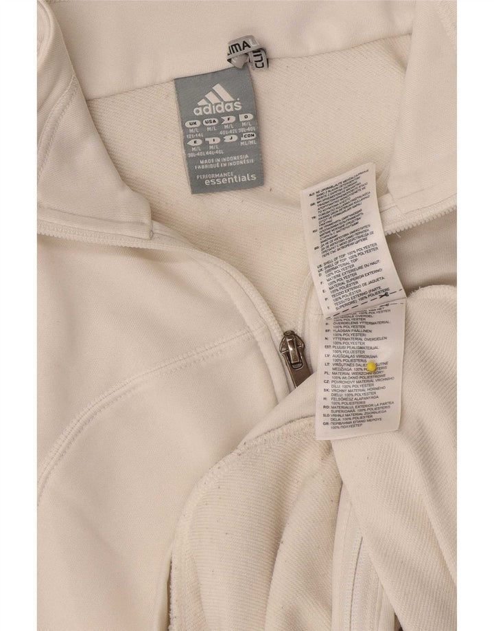 Женская спортивная куртка Adidas Climalite UK 12/14, средний белый