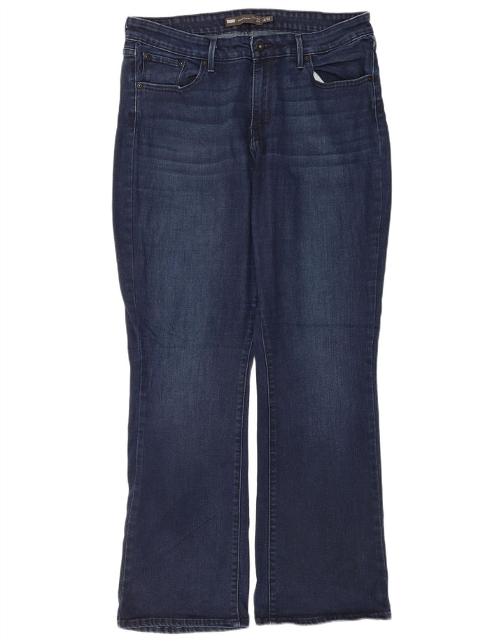 Женские джинсы Levi's Demi Curve Bootcut, размер 14, большие W32 L32, темно-синие