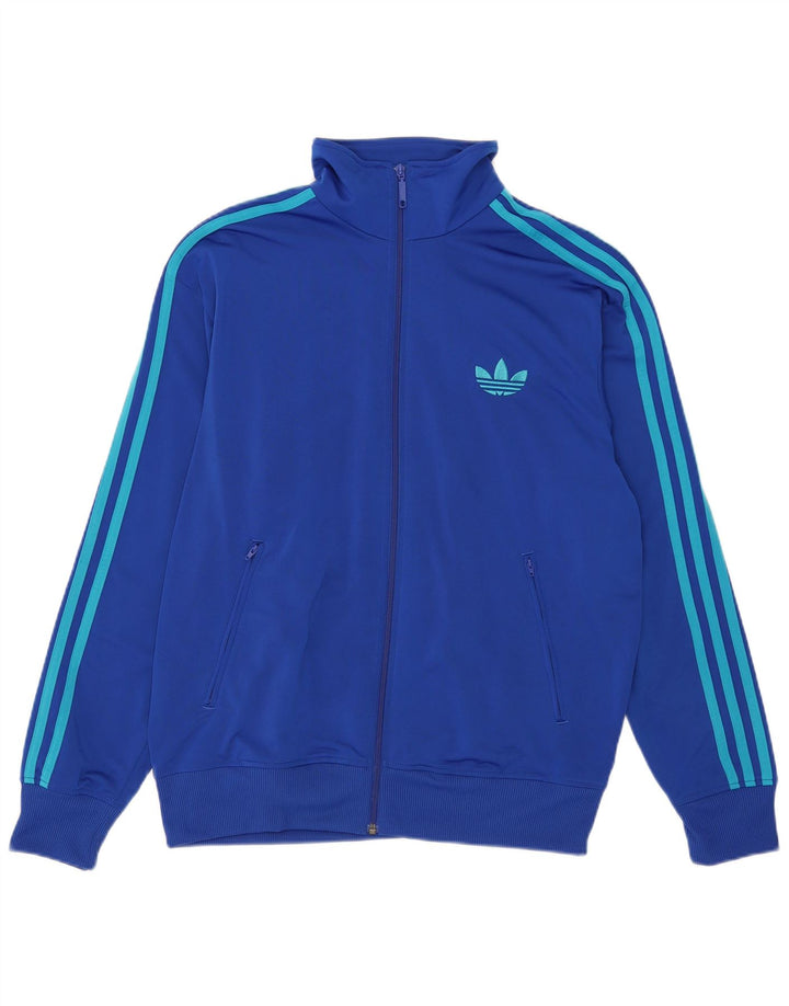 Мужская спортивная куртка Adidas, большая синяя полиэстер