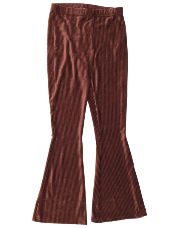 Женские леггинсы-клеш Urban Outfitters UK 14, средний коричневый полиэстер