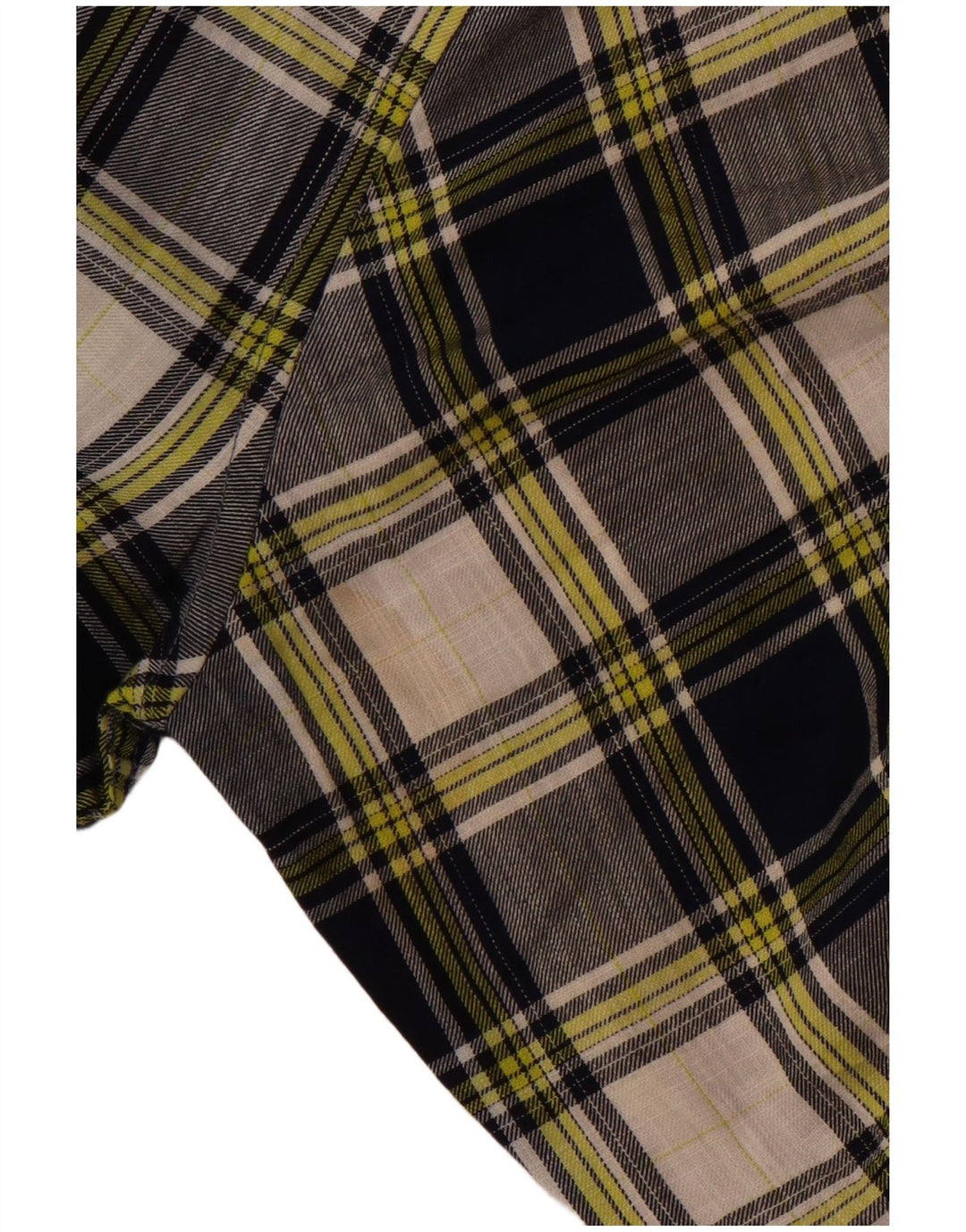 Мужская рубашка в клетку Benetton, темно-синяя, хлопковая, большого размера