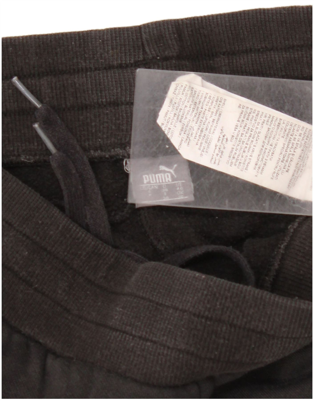 Женские спортивные брюки PUMA Joggers UK 10, маленькие черные, полиэстер