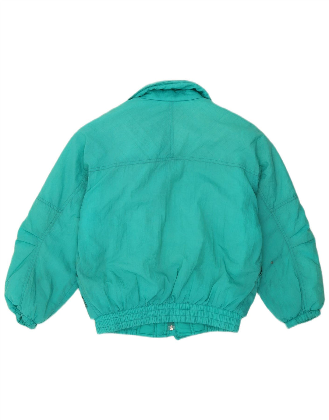 Лыжная куртка Belfe Oversized с рисунком для девочек 10-11 лет, зеленая из полиамида 80-х годов