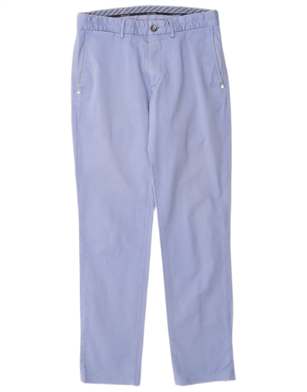 Мужские брюки-чиносы MASSIMO DUTTI Slim Fit EU 38 Small W30 L30 Синие