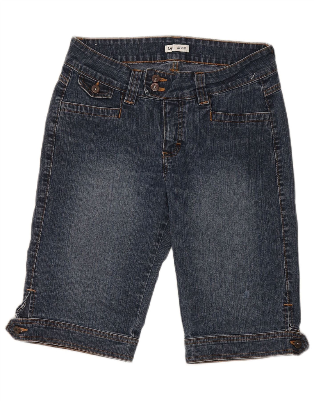 Женские джинсовые шорты Lee US 6 Medium W28 Синие, хлопок