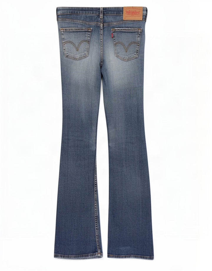 Женские расклешенные джинсы Levi's США 5, средние W30 L32, синие, хлопок
