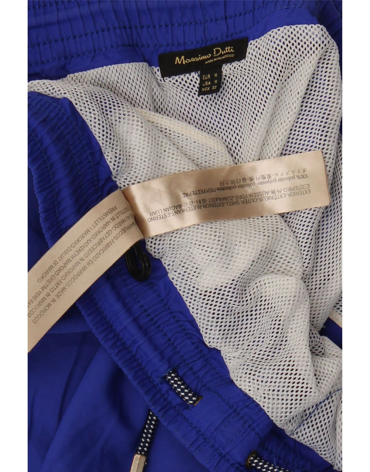 Мужские шорты для плавания Massimo Dutti, средний синий полиэстер