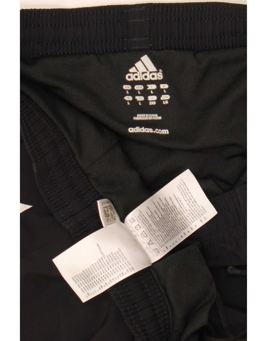Мужские спортивные шорты Adidas Climalite, большие черные из полиэстера