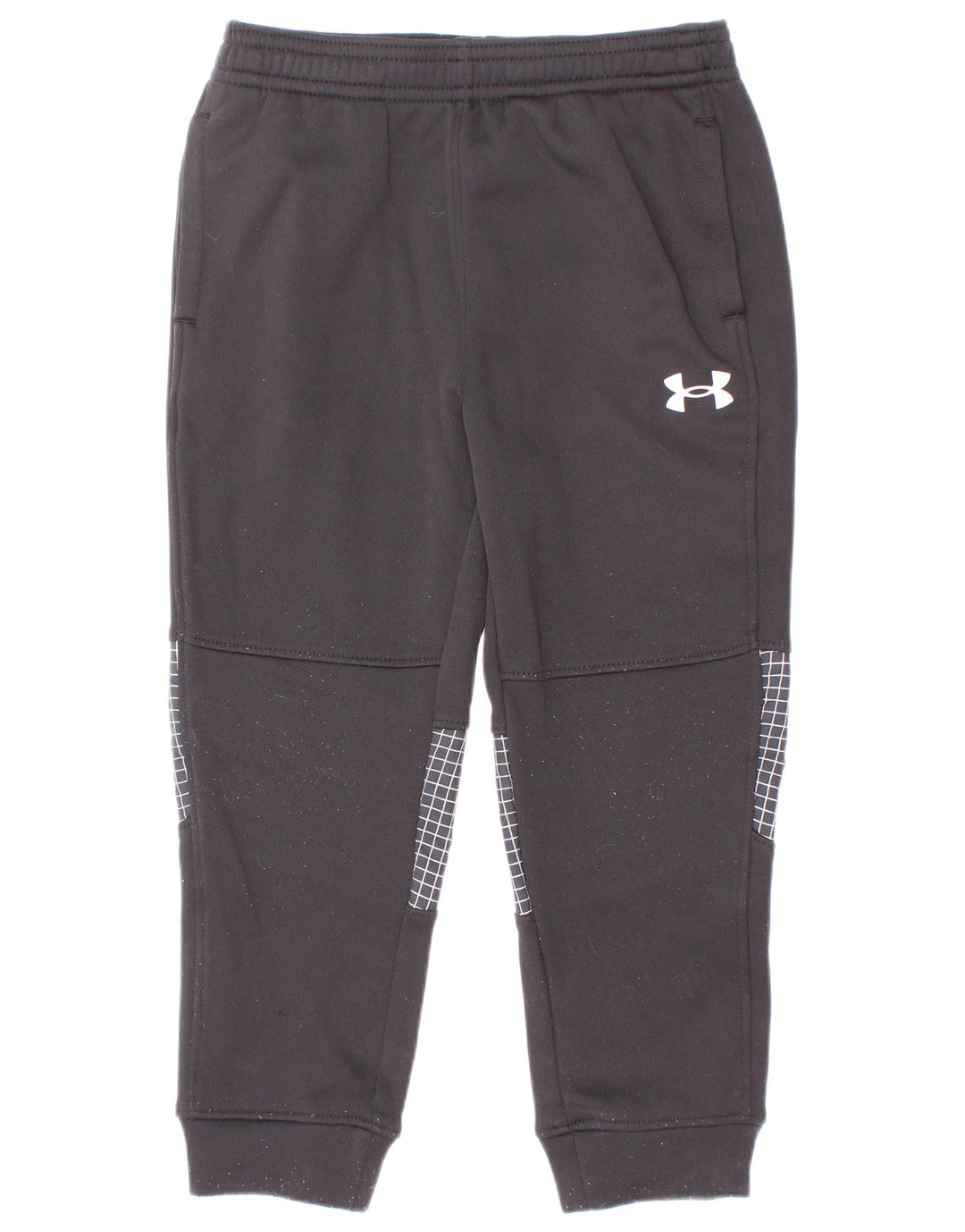 Спортивные брюки Under Armour для мальчиков, джоггеры, 2–3 года, черная клетка
