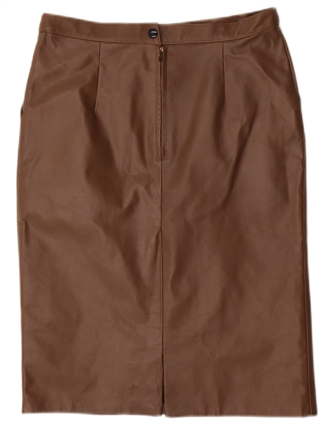 VINTAGE Женская юбка-карандаш миди W28 Средне-коричневый