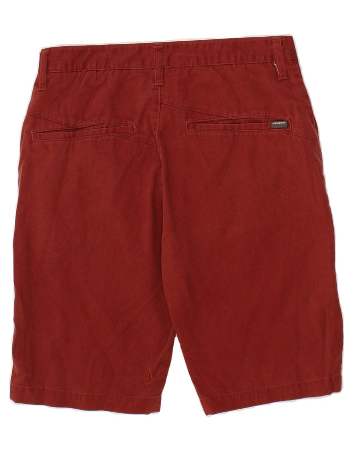 VOLCOM Mens Chino Shorts W30 Medium  Red Cotton Vintage Volcom and Second-Hand Volcom from Messina Hembry 