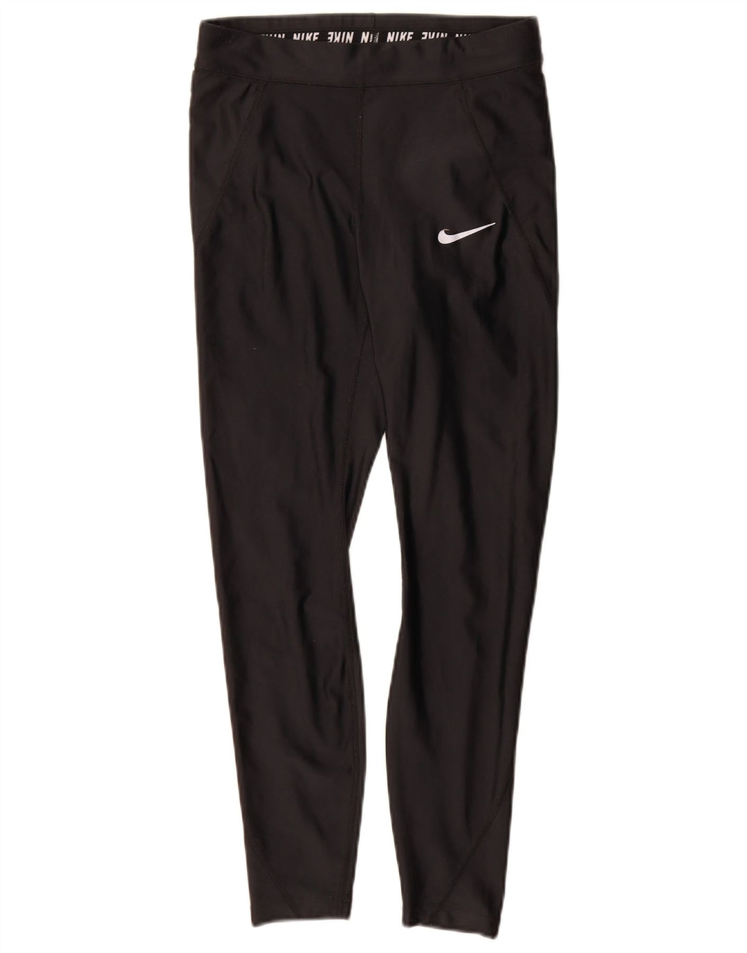 Женские леггинсы Nike Dri Fit UK 8, маленькие черные полиэстер