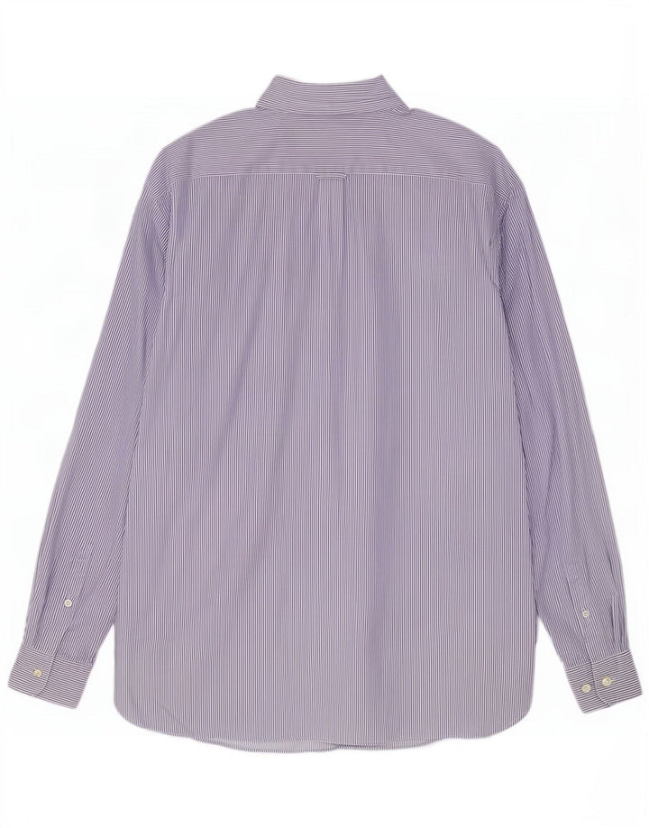 Мужская рубашка Gant XL, синяя хлопковая полоска
