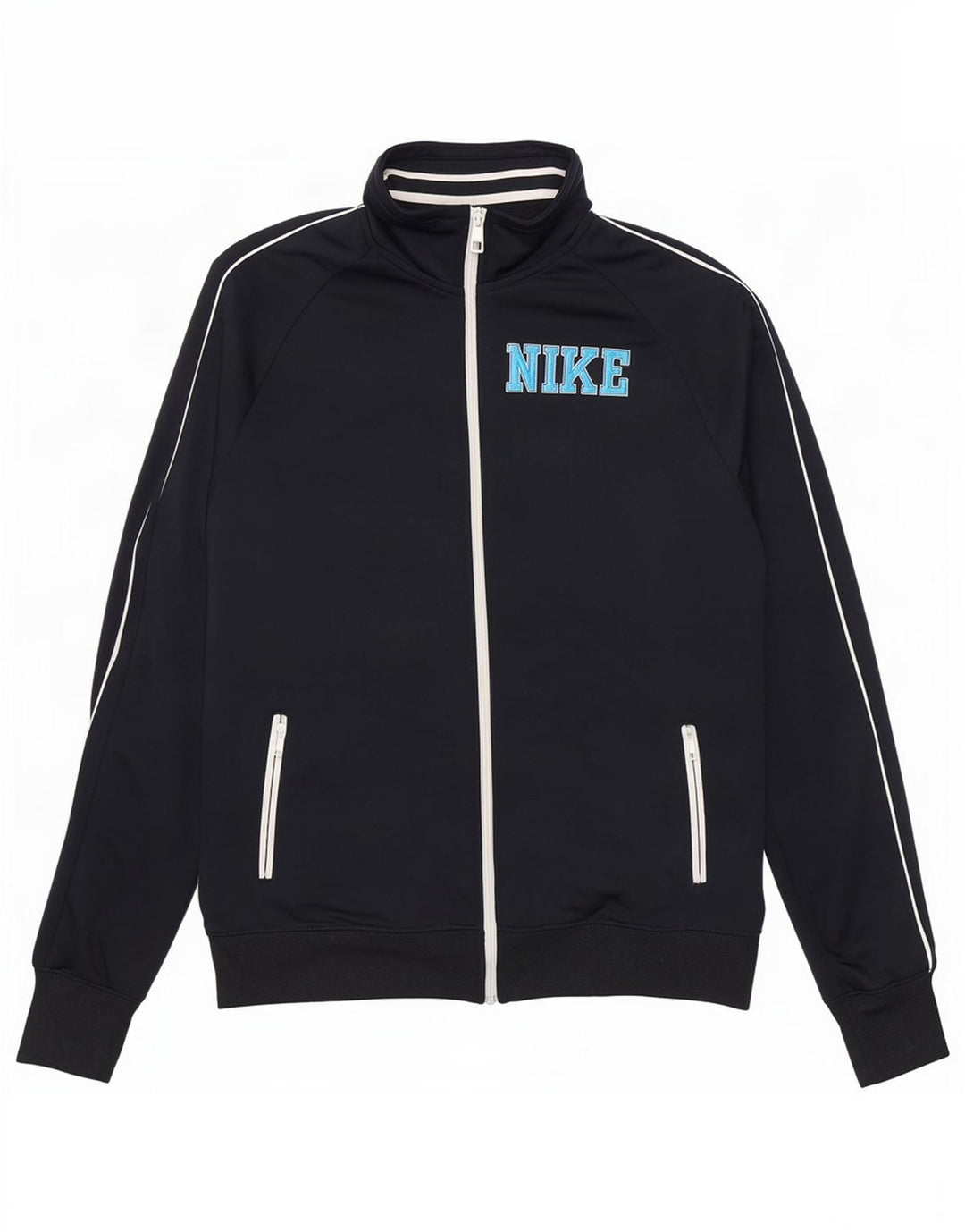 Мужская спортивная куртка с графическим рисунком Nike, большая темно-синяя полиэстер
