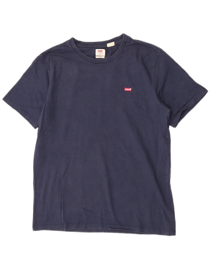 Мужская футболка Levi's Standard Top среднего размера, темно-синяя