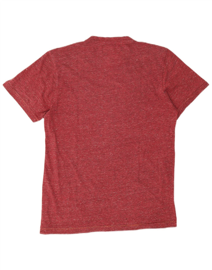 Мужская футболка с рисунком Desigual, маленькая темно-бордовая в крапинку