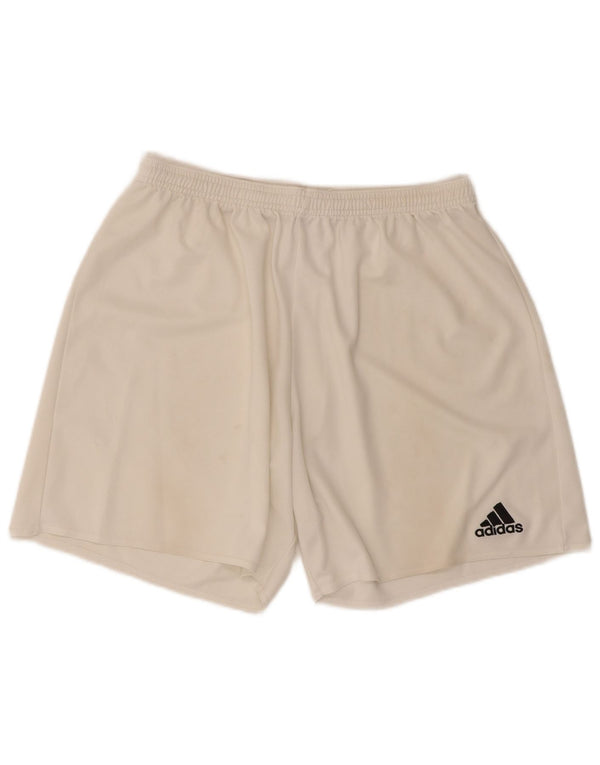 Мужские спортивные шорты Adidas Climalite XL, белый полиэстер